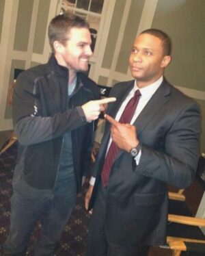 David Ramsey Instagram - 8 years of brotherhood... The final season of #Arrow premieres in 45 minutes East coast!