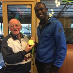 David Rudisha Instagram - This morning with my Coach #BroColm nice way to be welcome back home.