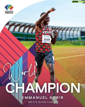 David Rudisha Instagram - Congratulations Korir for winning gold in 800m, we are proud of your achievements.