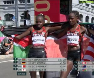 David Rudisha Instagram - Gold🥇and Silver🥈for Kenya🇰🇪💪🏾in the women’s marathon. Congratulations Peris Chepchirchir and Brigid Kosgei. We are very proud of you. #TeamKenyaMarathon #Tokyo2020  #TokyoOlympics2020