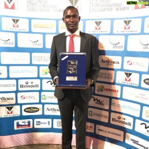 David Rudisha Instagram - I am honored this evening to receive this award of "fair play for peace"
