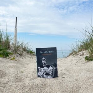 David Sedaris Instagram - Nothing like a little sand between the pages.