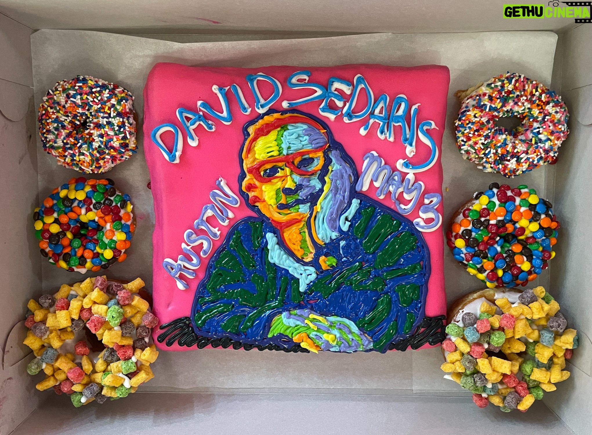 David Sedaris - 3.1K Likes - The @voodoodoughnut speaks for itself—don’t miss David at the @longcenter in Austin on May 3rd