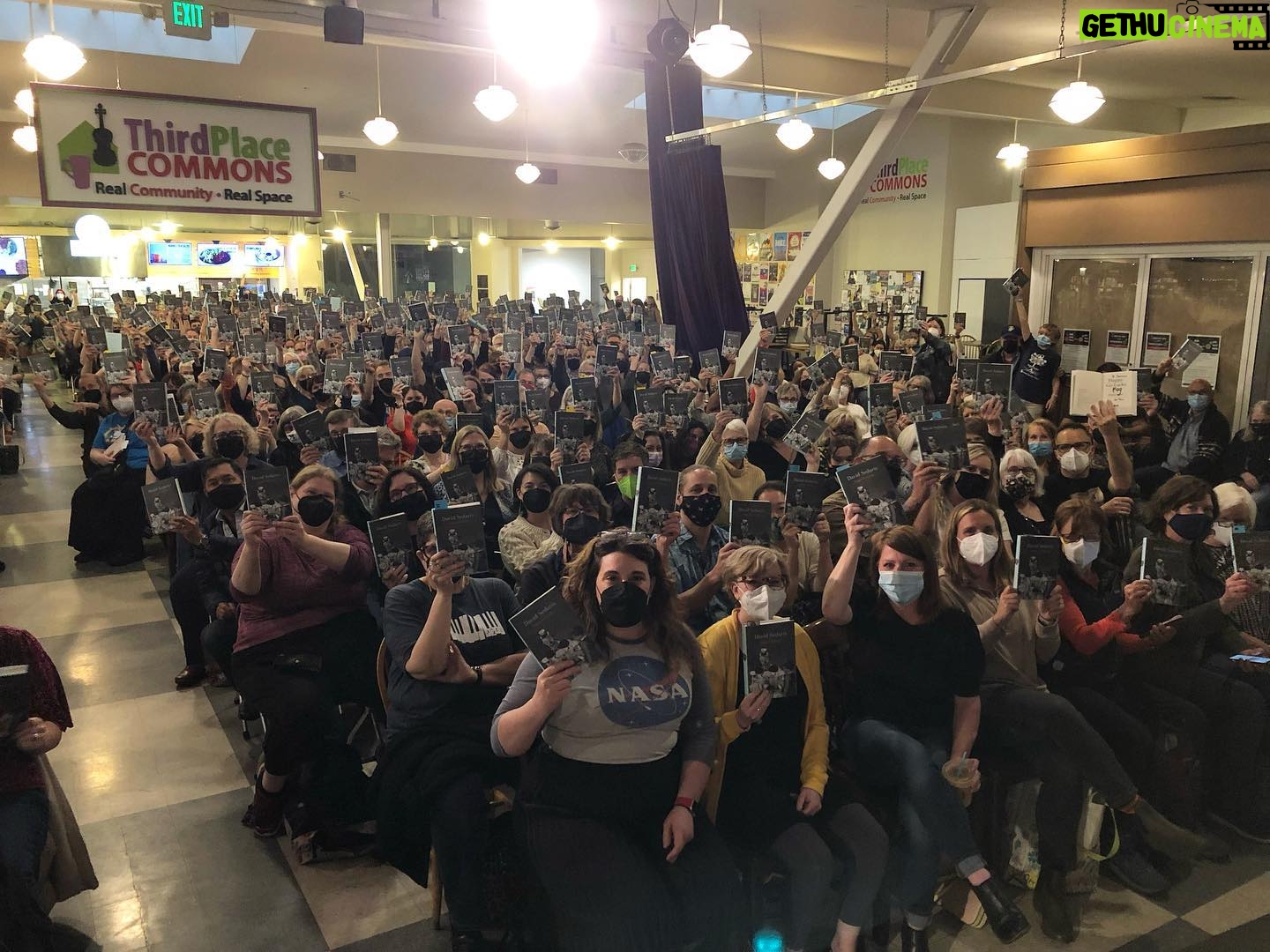 David Sedaris - 4.7K Likes - 🤡HAPPY-GO-LUCKY TOUR:
First stop on the west coast was a smash! Thank you @thirdplacebooks, and everyone who came out for David and special guest @cndy_housea 🤡
Link in bio for current tour dates and more info.