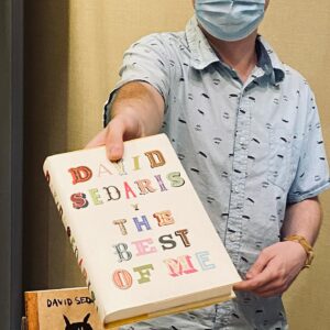 David Sedaris Instagram - Post show signing in Huntsville. Thank you Barnes and Noble Huntsville