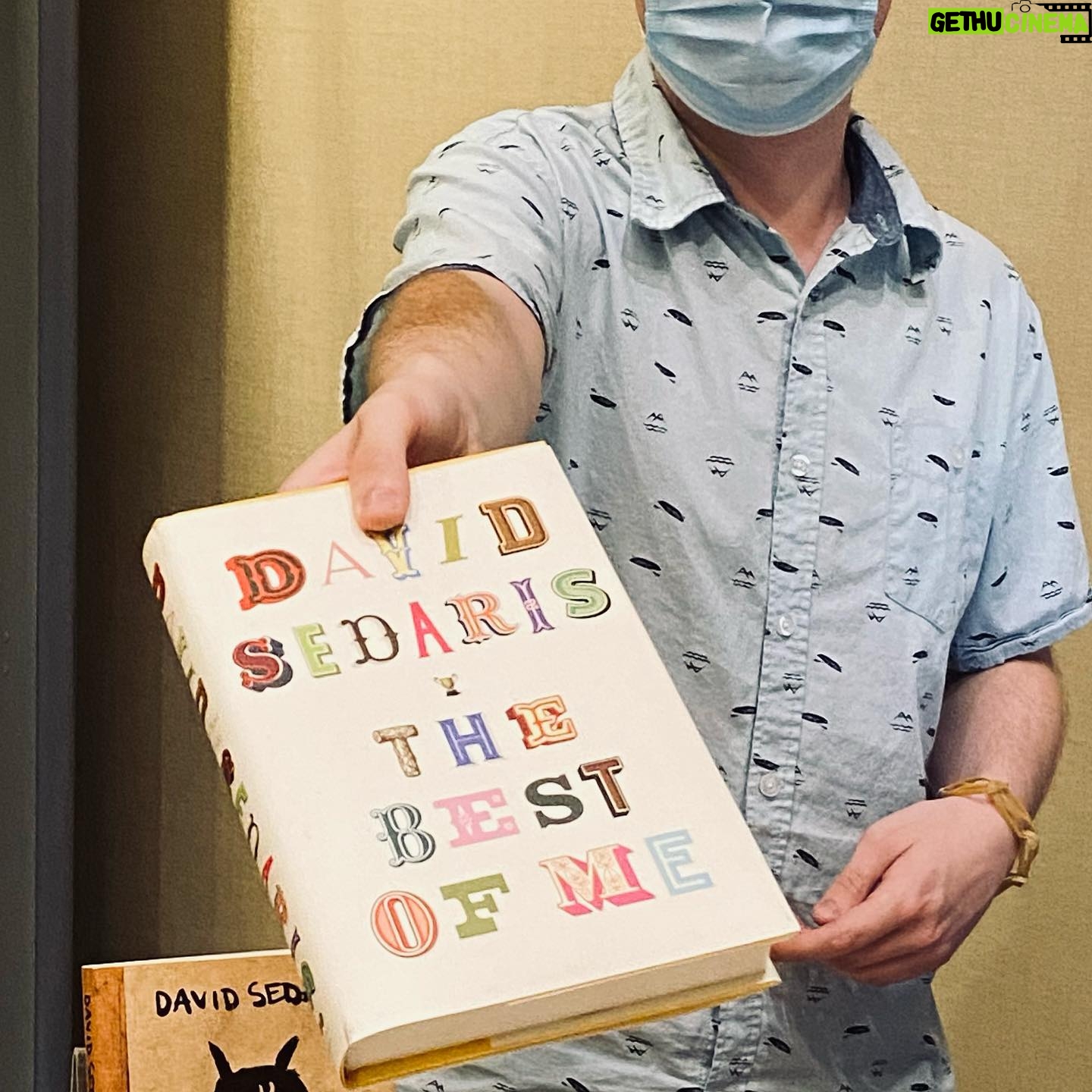 David Sedaris - 4.1K Likes - Post show signing in Huntsville. Thank you Barnes and Noble Huntsville