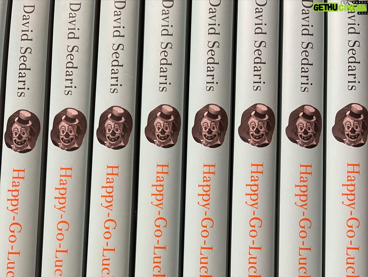 David Sedaris - 4.7K Likes - 🤡HAPPY-GO-LUCKY TOUR:
First stop on the west coast was a smash! Thank you @thirdplacebooks, and everyone who came out for David and special guest @cndy_housea 🤡
Link in bio for current tour dates and more info.
