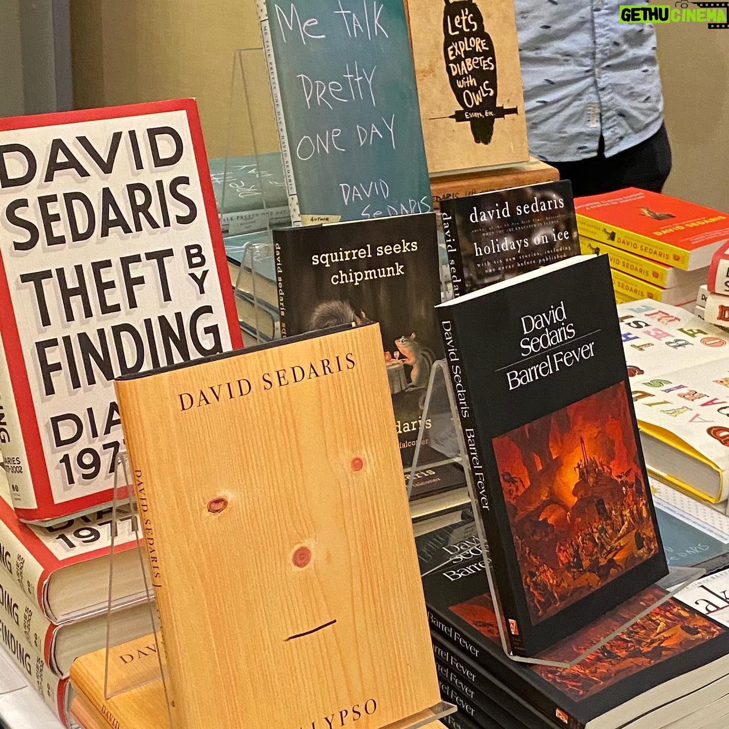 David Sedaris - 4.1K Likes - Post show signing in Huntsville. Thank you Barnes and Noble Huntsville