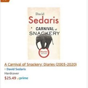 David Sedaris Instagram - Not a joke, this is theCurrent #9 ranking in "Best Sellers in Classic Greek Literature" on @Amazon. David says “Take that Sappho!”