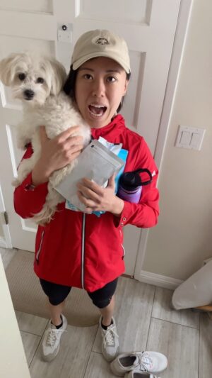 David So Instagram - Listen I wish this was one of those fake couple channel skits but I legit scare my wife for doing absolutely nothing. I say hello and her spirit leaves her body. I have NEVER seen someone scream with zero facial expressions… @mariel__song is a 1 of 1 can’t be replicated. My sitcom wife. 

#comedy #couplegoals #comedyreel #marriage