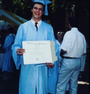 David Venable Instagram - Today is Commencement at The University of North Carolina at Chapel Hill!  It was 37 Years ago that I donned my Carolina Blue Cap and Gown and marched into Kenan Stadium.  That was the Class of 1987.  To all of today’s graduates … I wish you the best.  Go do great things!  #gdtbath #uncchapelhill #pompandcircumstance #congratulations #tarheelalumnipride #classof2024