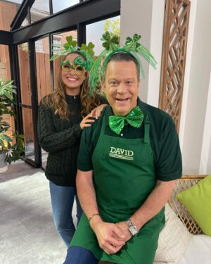 David Venable Instagram - Happy St. Patrick’s Day! We’re so excited to celebrate today during In the Kitchen with David! 

Join us from 12pm-4pm EST on QVC, and search livestream on QVC.com to chat with us live! 

How will you be celebrating today? ☘️☘️