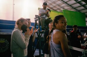 Davida Williams Instagram - This Saturday, August 27th, I’ve got a new movie coming out on @hallmarkchannel. It’s called GAME, SET, LOVE. It’s exec produced by the incomparable @venuswilliams and directed by the fantastic @jessicanoelleharmon. It was my first time leading a feature and i got to play tennis while wearing @elevenbyvenus! I also got to work with tennis legend @tracyaustin_ ! I was lucky enough to have the BEST cast and crew and I think when you watch you’ll see how much fun we all had. ❤️ All film photos by the brilliant @pmacapagal #gamesetlove