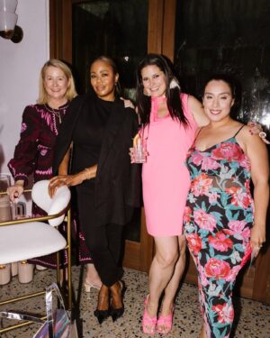 Dawn McCoy Instagram - A few weeks ago, I was invited to the LOVELIEST launch party, celebrating the latest @lawless beauty innovation:
Lawless Pinch-My-Cheeks blush. 
A blush that marries the best of both the cream blush and powder blush worlds, it’s super buildable and bendable and, best of all, effortless to apply.
As fun as the party was, I’ve been having my own party playing with all of these pretty hues!

Thank you to @annielawless @merrittloughran & the whole @mml_pr for a super fun event that felt more like a reunion with my OG beauty journalist and makeup artist friends…
And thank you especially from our caregivers for those GORGEOUS flowers you sent us home with. 
I may have felt like Marie Antoinette in my Ube - but I felt SO good leaving at 5 am for a work trip the next morning when I left them for Waylon’s care team to enjoy.
Paying it forward with petals is my favorite…🌸💐

p.s. A VERY special thank you to my dear friends,  @jeffreymen & @emilymen, for Waylon’s @thefancyteddy !!
We are so grateful for our new pink quartz-hearted pink, little, fancy friend!🩷🩷

Comment SHOP below to receive a DM with the link to shop the blush & my dress in this post on my LTK ⬇ https://liketk.it/4K20A

 #ltkbeauty #ltksummersales #ltkseasonal