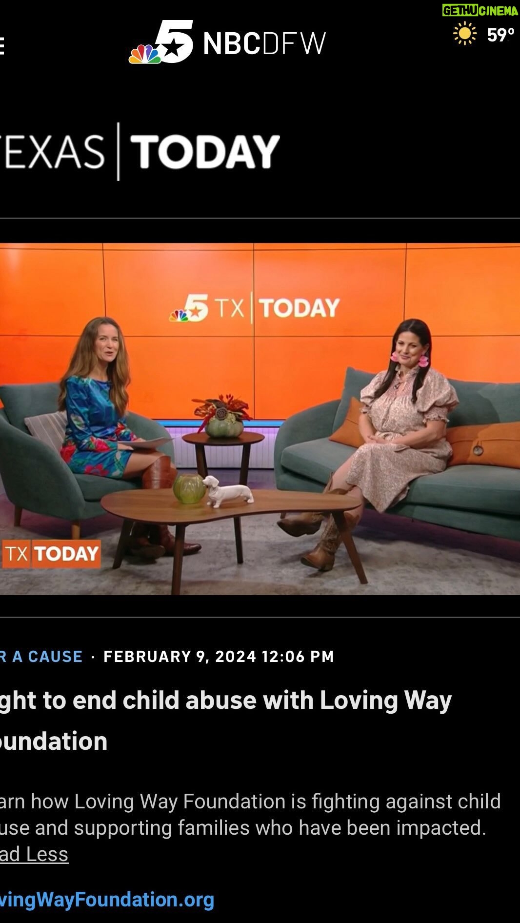 Dawn McCoy - 3 Likes - NBC Texas Today shared our @LovingWayFoundation mission a few weeks ago. It’s our first television segment and it’s such a beautiful - and thoughtful - piece that it made me cry.
Please watch so you can learn a little more about what we do and then please feel free to share as our mission is completely dependent upon community activation and generosity.
Thank you @kristindickersontv for this heartfelt interview and thank you to our @nbctexastoday family - executive producer @jessica_grose whose incredible vision this was - and to @everr_huerta @graysonbcagle the whole crew for this powerful segment.
We are so honored. 🫶
Thank you for seeing us - and, more importantly, thank you for seeing our Loving Way children and families.🩵🩷
*Also, we love seeing so many of our friends, board members and event attendees in this! Warms our hearts! To much more purpose-fueled-fun events!
www.LovingWayFoundation.org
#LovingWayFoundation