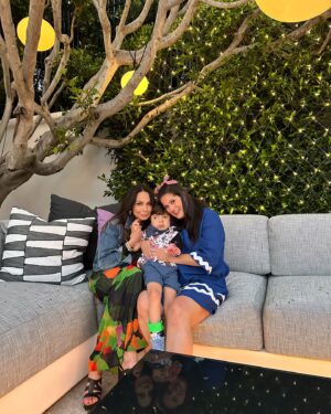 Dawn McCoy Instagram - Another magical July 4th in Malibu, thanks to @MollAnderson & Charlie.
Every time Moll brings this crew together…magic happens.
And every time magic happens, core memories are made…
Especially for my little guy.🩵
Grateful for all all of these lovely ladies (& men) that Moll & Charlie bring together every year - and grateful for every new core memory made with them all.
These are cherished times.🩵❤️

My dress: @houseofmbr (also comes in a long caftan version!)💙