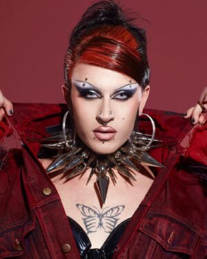 Daya Betty Instagram - 👉🏻This Barbie got her face pierced at Claire’s 👈🏻
👗: @guvanchnyc
💎: @parasyteuk
💇🏻‍♀️: me
📸: @ericrichardmagnussen 

#rupaulsdragrace #dayabetty #gay