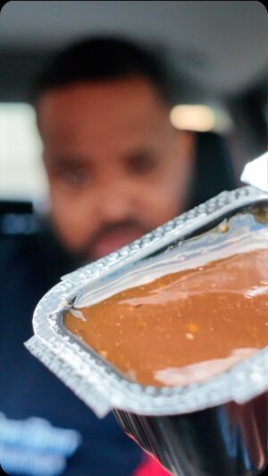 Daym Drops Instagram - Ok @mcdonalds - I see you with your new Jujutsu Kaisen Sauce going CRAZY in these Sauce Streets!! 👀😳 Full Review on my @youtube Channel but this Sauce is on a different level! 🙌🏾💯🙌🏾