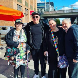 Daz Black Instagram - Coolest part of fame for sure. I got to do my first make a wish. 18 year old Laura, suffered with hutchins lymphoma. A cancer that attacks the lymph nodes. She wanted to go and do a dazs ghost hunt at a haunted location. So we went all out. @makeawishuk got her a limo and i drove up to spend the day ghost hunting with her and her amazing mother and father. 

Laura’s strength and bravery is inspiring to me as was the unbelievable love her family have for her. I’m honoured you picked me Laura 💙 and I’m glad you like the merch and the ghost hunt. Even if I was more scared than you 😂 stay dazzling