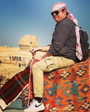 Daz Black Instagram - Love & Egypt. Love travelling the world with you darling ❤️ Also climbed up inside of the great pyramid and it was amazing! #egypt