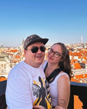 Daz Black Instagram - Prague with my love ❤️🇨🇿 such a beautiful city. We traveled from Denmark to Berlin and after Prague we head to Vienna and then Istanbul. Best travel partner ever