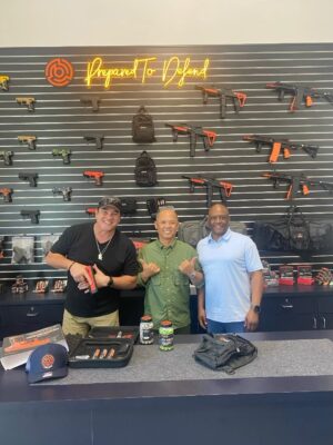 Dean Cain Instagram - If you’re thinking about gun ownership but not quite ready - consider @byrnaguns  A “less lethal” but incredibly effective alternative.  It’s your “gateway” drug to self-defense. 

Thanks Luan and the folks @byrnanation