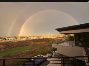 Dean Cain Instagram - Las Vegas #DoubleRainbow