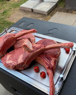 Dean Cain Instagram - Some incredible tomahawk steaks in #switzerland🇨🇭 !! #neuchatel #tousensemble