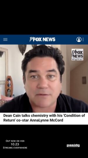 Dean Cain Instagram - ‘Superman’ star Dean Cain discussed working with AnnaLynne McCord on their psychological thriller, Tommy Stovall’s latest film, ‘Condition of Return’ and how he believes their chemistry will translate on screen. 

@deuces1966 @theannalynnemccord @conditionofreturn @foxnews @tommystovall @drtaxman
