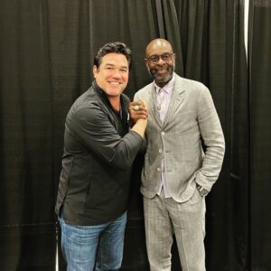 Dean Cain Instagram - Honored to meet my favorite receiver of all time @jerryrice #Legend #goat