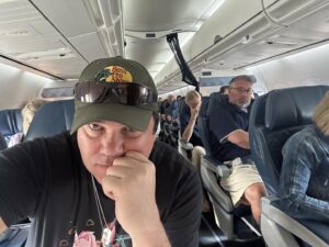 Dean Cain Instagram - That moment when you realize you won’t make your connection, and have to spend 6 hours waiting for the next flight home. 🤨