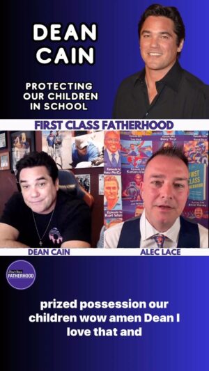 Dean Cain Instagram - Episode 700 of @FirstClassFatherhood featuring my interview with DEAN CAIN is Now Available!
@deuces1966 is a First Class Father, Actor and Emmy Nominated Producer.  It’s an honor to have Dean back for a third interview on the podcast for this milestone Episode!  Dean’s first appearance on the podcast was back on Episode 47 and after his interview aired, First Class Fatherhood skyrocketed up the iTunes Charts to #1 in Kids & Family!
Dean is well known for his portrayal of Superman in the TV series “Lois & Clark: The New Adventures of Superman”. He has been a successful actor for most of his life but his #1 priority is being a Father to his son Christopher. 
He recently starred in “Miracle At Manchester” and will direct and star in the upcoming movie which he also wrote, “Little Angels”.
In this Episode, Dean gives us an update on his son Christopher as he gets ready to graduate from college.  He discusses the movie “Miracle At Manchester” which focuses on the relationship between a father and son after the son is diagnosed with brain cancer.  Dean and I discuss the Parents Bill of Rights and all of the toxic things being taught to children in the American school system.  Dean tells us about some of his upcoming projects including “Little Angels”. He talks about Princeton University’s amazing basketball runn in the NCAA Tournament.  He offers some great advice for new or soon-to-be dads and more!
.
Hit The Link In My Bio To Listen and Subscribe 
.
#deancain #deancainsuperman #fathersmatter #schoolresourceofficer #protectourkids #dadlife #fatherfirst #fatherlove #superman #superdad #podcast #episode700 #FirstClassFatherhood
