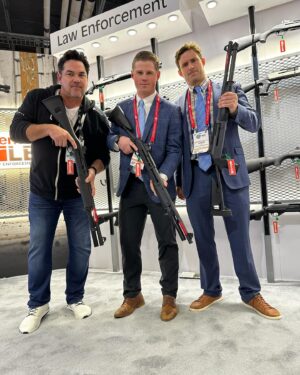 Dean Cain Instagram - Chillin’ at #shotshow2024 with a couple of @Benelli_USA ‘s finest!
