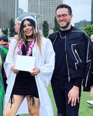 Dean McDermott Instagram - So proud of this young lady @lolabunny.ace She graduated yesterday!!!!!! Such a Rock Star!!The world is yours!!! The robes were so chic, I had to get in on the action. Ha Ha. Love you Lo Lo. ❤️#congrats #graduation