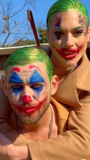 Dean Miroshnikov Instagram - Never let them know your next move 
Happy Purim ♥️♠️♦️♣️
@adigerson_makeup @shimonedri_hair