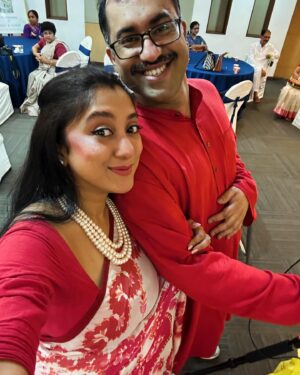 Debleena Sen Instagram - Pisi and Moshai’s 50th anniversary celebrations. Such a fun time with family. 

#familytime #50thanniversary #cousins #bengaliwomen #siblings