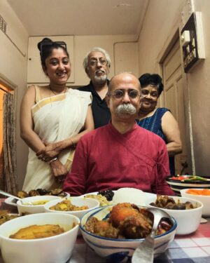 Debleena Sen Instagram - 5th Jamai Sashti 

#jamaisasthi #bengalifood #bengaliritual #family #pyaar #kerelasaree