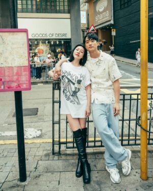 Dee Hsu Instagram - 謝謝俊謙 @lauchunhim.terrance 陪小姐不熙娣 @ebcdeegirlstalk 在香港玩得那麼盡興！你們說說，他的雙眼是不是電力太強大😮‍💨很久沒有那麼害羞過了🤭