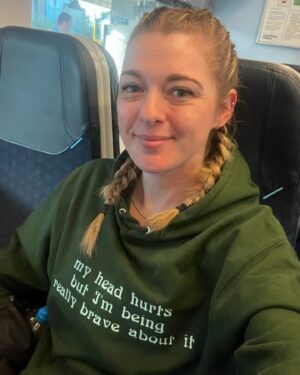Dehenna Davison Instagram - A quick look back at today’s @londonmarathon. Some brilliant highs (a fair few lows) but I finished it without stopping once, and all to raise money for the brilliant @national_migraine_centre. There’s still time to donate so please do (my aching legs would appreciate it!!) and the link is in my bio 🏃‍♀️ #migraine #migrainewarrior #migraineawareness