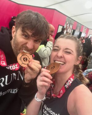 Dehenna Davison Instagram - A quick look back at today’s @londonmarathon. Some brilliant highs (a fair few lows) but I finished it without stopping once, and all to raise money for the brilliant @national_migraine_centre. There’s still time to donate so please do (my aching legs would appreciate it!!) and the link is in my bio 🏃‍♀️ #migraine #migrainewarrior #migraineawareness