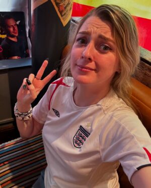 Dehenna Davison Instagram - England v Slovakia, a journey 🏴󠁧󠁢󠁥󠁮󠁧󠁿