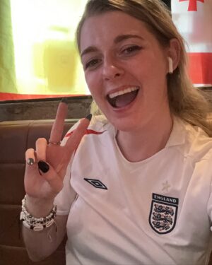 Dehenna Davison Instagram - England v Slovakia, a journey 🏴󠁧󠁢󠁥󠁮󠁧󠁿