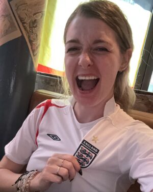 Dehenna Davison Instagram - England v Slovakia, a journey 🏴󠁧󠁢󠁥󠁮󠁧󠁿