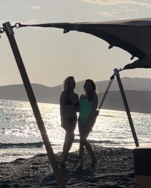 Deirdre Lorenz Instagram - Nothing like catching up with my dear long long time friend. The best energy!  #greece @analivega_ #santorini #friends #friendswhoarefamily #newmemories #quiet #fun #raiseyourvibration