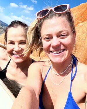 Deirdre Lovejoy Instagram - Yesterday. Mystic Hot Springs. Monroe, Utah. Two hour soak pass, $25.00…View is free❤️🔥😎🏔️