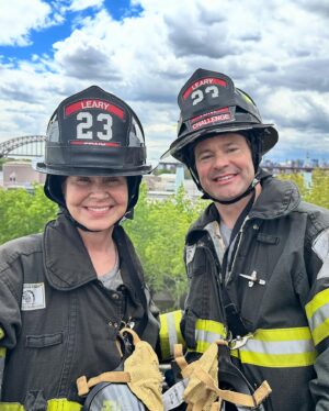 Deirdre Lovejoy Instagram - It’s almost time again! Next week is The Eighth Annual Denis Leary FDNY Firefighter Challenge! So pumped to gear up again and raise awareness for these brave beings!! I hope y’all are ready! #challenge #teamrachael #lff #nyfd #firefighter #love #joy #grateful