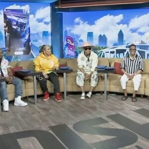 Deitrick Haddon Instagram - Welp in honor of my birthday week I figured I’d drop by and say hey to my friends at @dishnation!! We talked about a few thangs! 

All the kingdom  married couples that know how to have a good time at the appropriate time stand up!! ✋🏾😎#Marriedlife #Onenightincalifornia 
Shout out to my sister @sosobrat. I love ya
I love @tamarbraxton even tho she didn’t come to the concert!🙄🤣