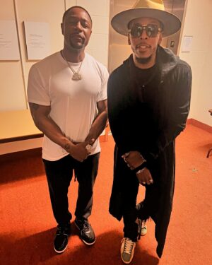 Deitrick Haddon Instagram - I decided to end my birthday festivities with the reverend Tank at the R&Bmoneytour! I'm convinced that @therealtank knows Jesus from real because he was sanging sanging.
His show is incredible. Spend some of that R&B money with Tank he doesn't disappoint! 🤜🏾🤛🏾😎