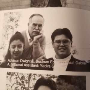Delta Work Instagram - #throwbackthursday with Mr. B and @yadiluvslife NEWS STAFF!!! 🫶🏼 📰 🫶🏼 #classof1994