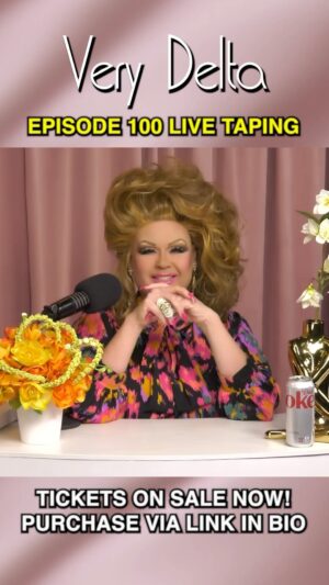 Delta Work Instagram - 🔸Tickets for the LIVE TAPING of the 100th episode of @verydelta are AVAILABLE NOW!🔸
 
The live taping will be taking place on Wednesday, June 26 at @hamburgermaryslb with our extra special guest: @sutanamrull! It’s going to be VERY THAT!  The night will be full of live performances, exclusive merchandise only available the night of the taping, as well as a shopping experience of VERY DELTA WARDROBE available to all.
 
Link to purchase tickets in bio.